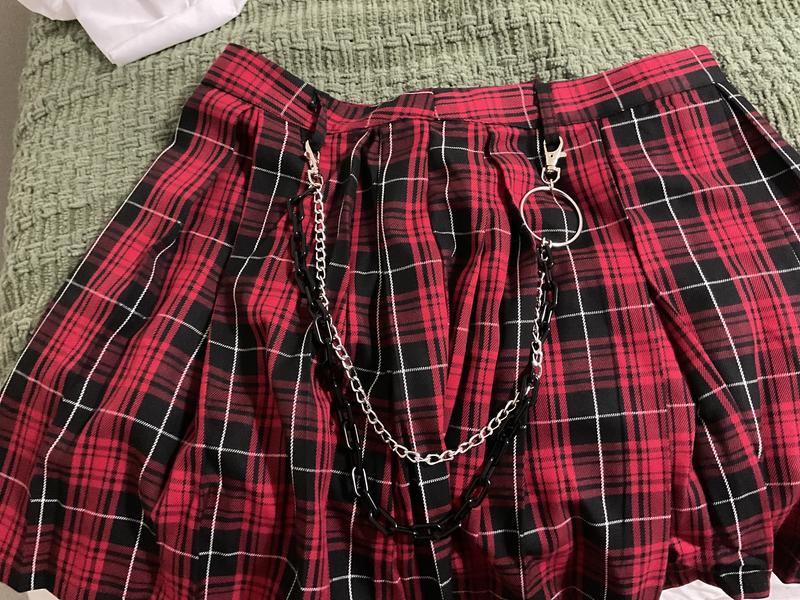 open lace back dress Sassy Shortcake Deck The Halls Plaid Dress main image 0