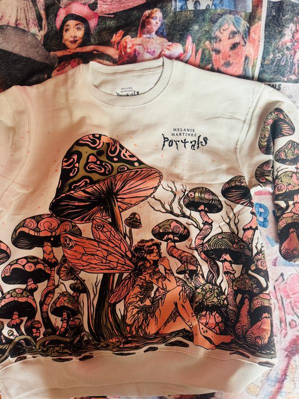 Melanie Martinez Portals Mushrooms Oversized Sweatshirt | Hot Topic