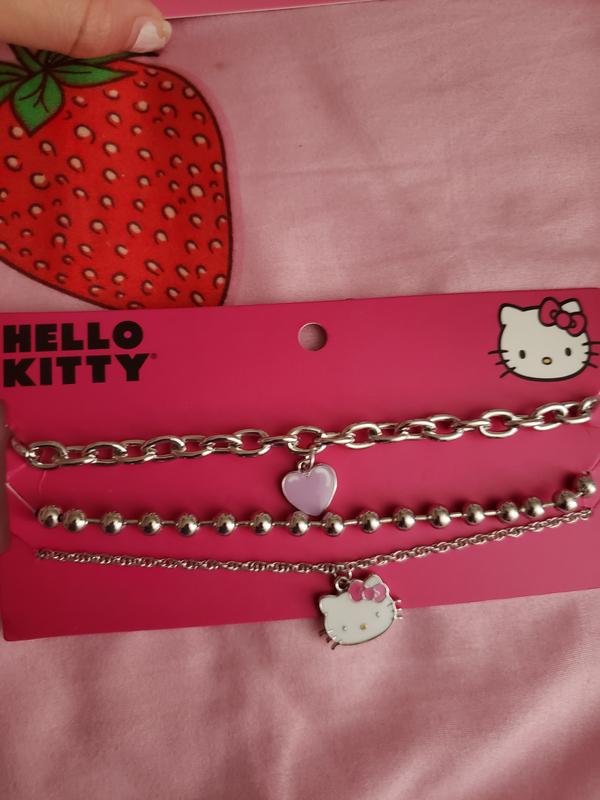  Seven Times Six Hello Kitty 3 Piece Shotbead and Chain Necklace  Set: Clothing, Shoes & Jewelry