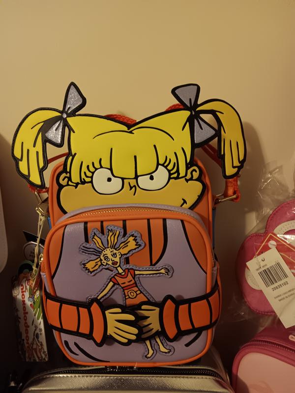 Loungefly Nickelodeon Rugrats Chuckie Cosplay Mini Backpack With Removable Glasses