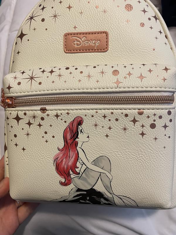 Loungefly disney the little mermaid ariel rose store gold mini backpack