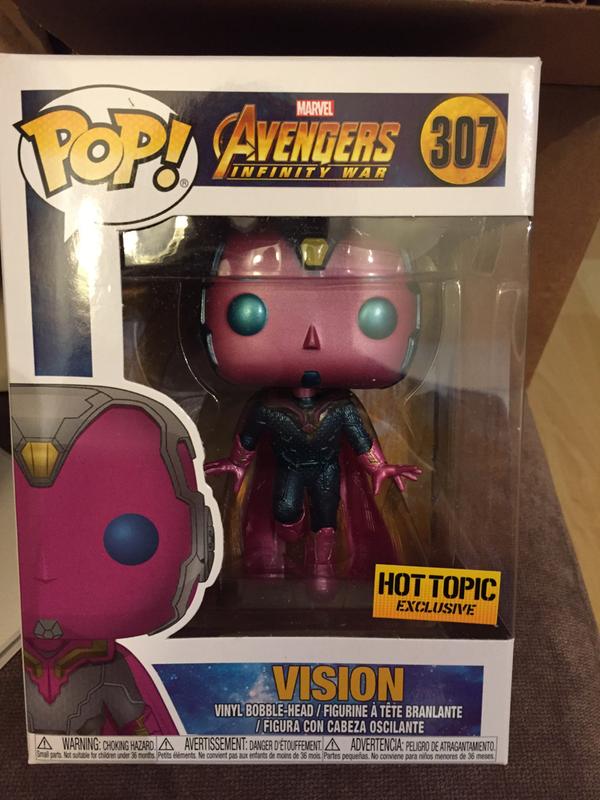 Funko Marvel Avengers: Infinity War Pop! Vision Vinyl Bobble
