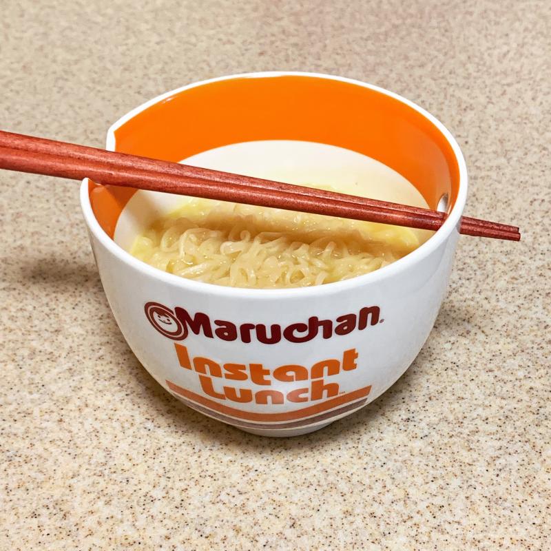 Maruchan Instant Lunch Ramen Lunchbox Novelty Cup Tote Carry Bag One Size  White