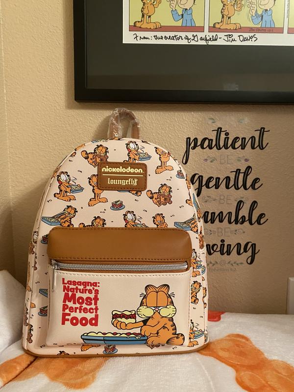 Nickelodeon Garfield Kids Backpack - Cream and Brown Amazon.com: Loungefly Garfield Comic Strip Mini Backpack  main image 4