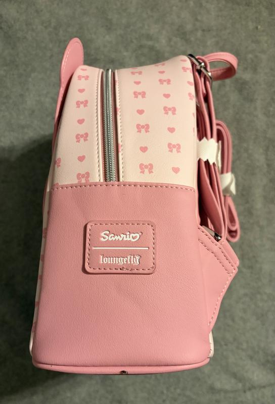 Loungefly Hello Kitty & Mimmy White Teddy Bear Mini Backpack  display picture 2