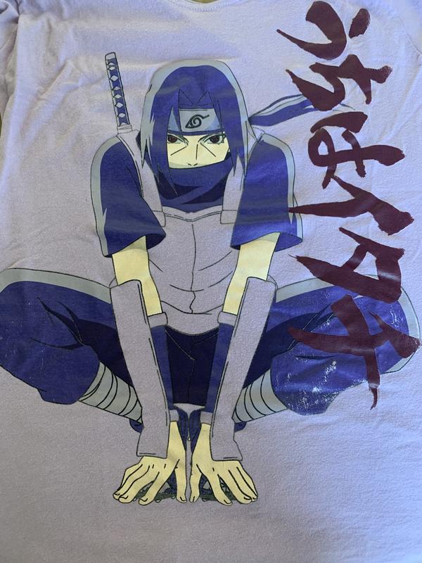  Naruto Classic Sasuke Side View Boy's White T-Shirt-XS :  Clothing, Shoes & Jewelry