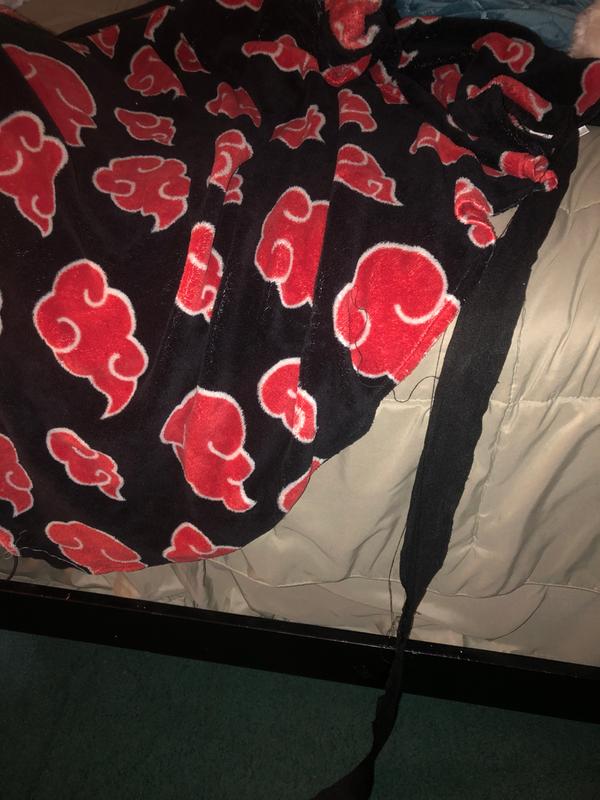 Naruto Shippuden Akatsuki Clouds Throw Blanket Hot Topic