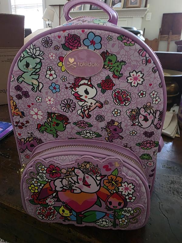 Tokidoki Unicorno Floral Mini Backpack | Hot Topic display picture 1