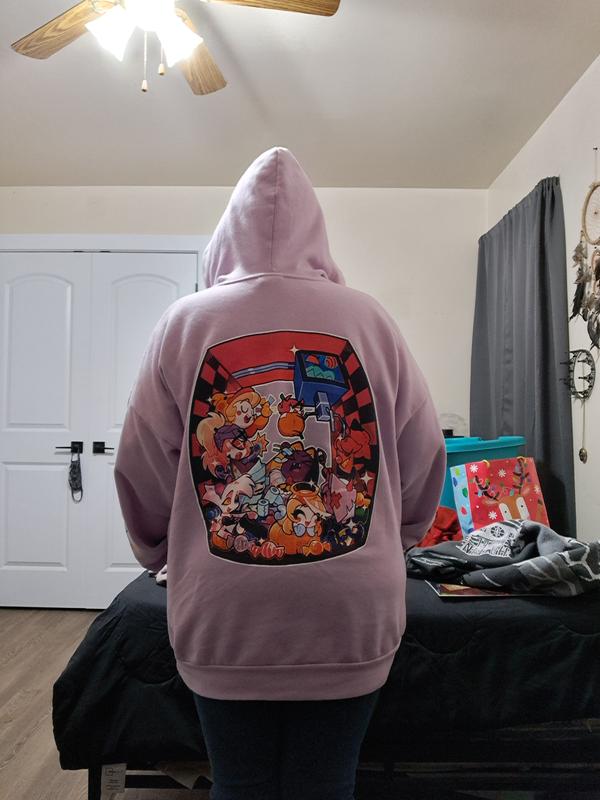 Hazbin Hotel The Vees Arcade Girls Oversized Hoodie | Hot Topic