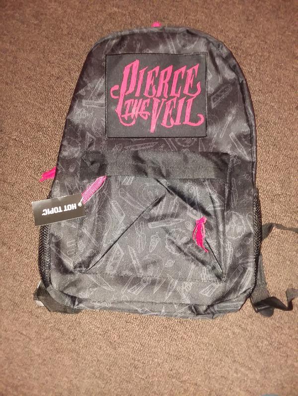 Pierce The Veil Embroidered Backpack | Hot Topic display picture 1