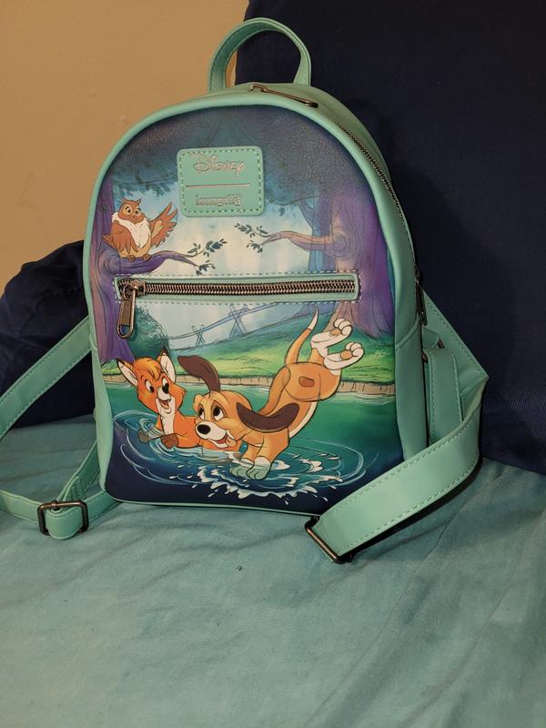 FOX AND THE HOUND WATER SPLASH LOUNGEFLY Loungefly Disney Fox and the Hound Splash Mini Backpack | eBay main image 4