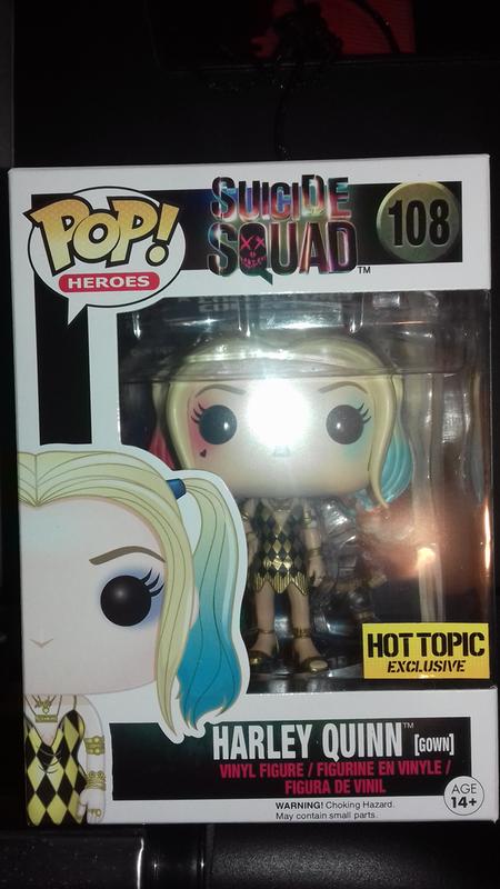 Funko DC Comics Suicide Squad Pop! Heroes Harley Quinn (Gown) Vinyl Figure  Hot Topic Exclusive