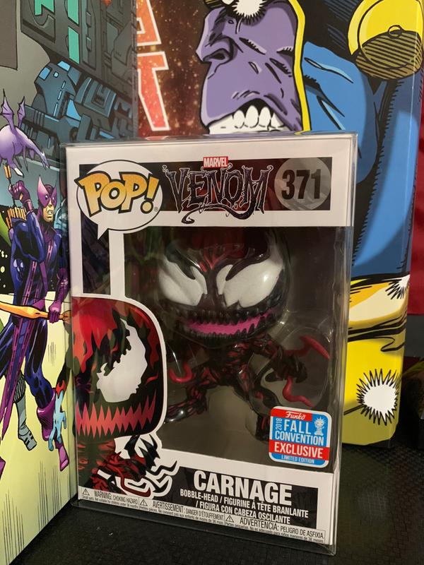 Funko Marvel Venom Pop! Carnage Vinyl Bobble-Head 2018 Fall