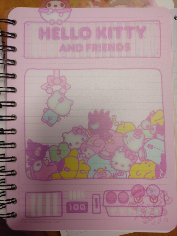 Inkology Hello Kitty And Friends Spiral Notebook