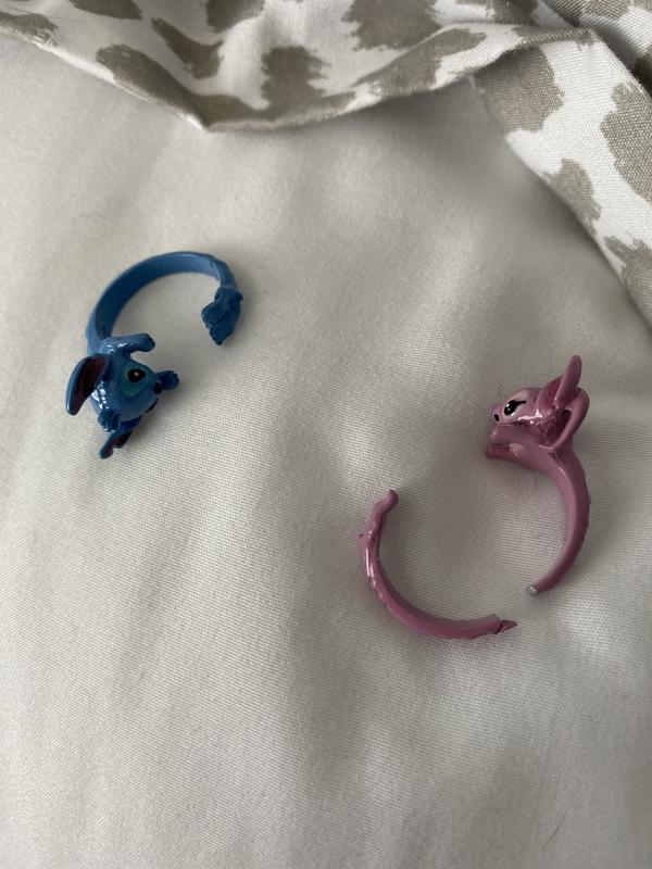 Disney Lilo & Stitch Angel & Stitch Wrap Ring Set