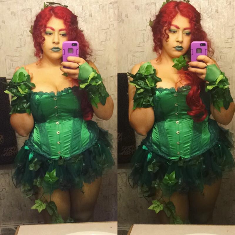 DC Comics Poison Ivy Green Lace Corset | Hot Topic