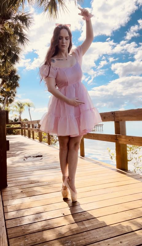 Sweet Society Pink Organza Tiered Dress | Hot Topic