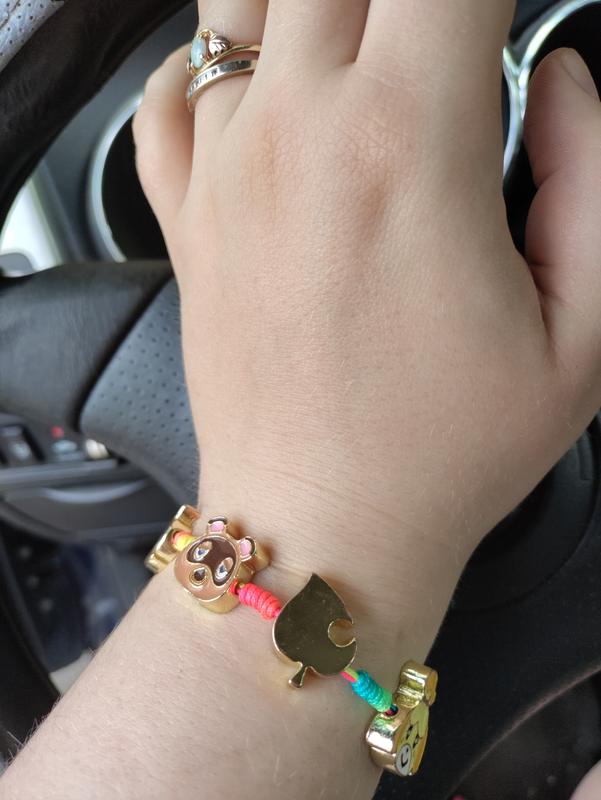 Animal Crossing: New Horizons Icon Cord Bracelet Hot Topic