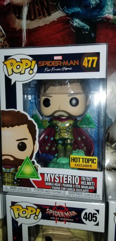 Mysterio funko pop hot sale hot topic exclusive