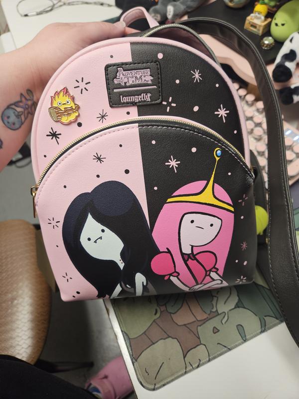 New Loungefly Adventure Princess Bubblegum & Marceline Split Backpack Loungefly Adventure Time Princess Bubblegum & Marceline  main image 3
