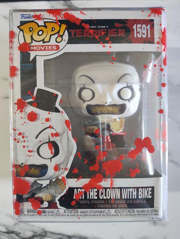 Funko Pop! Terrifier Art The Clown Con Bici #1591 – Edizione Con Protezione