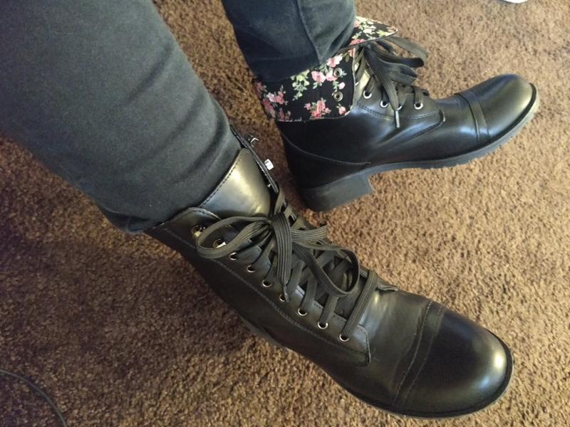 Hot topic clearance black combat boots