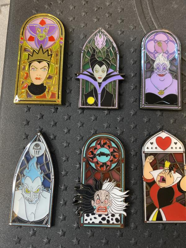 Loungefly Disney Villains Stained Glass Window Blind Box  display picture 2