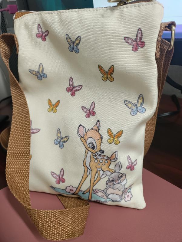 Hot Topic Loungefly Disney Bambi Friends & Flowers Passport Crossbody Bag