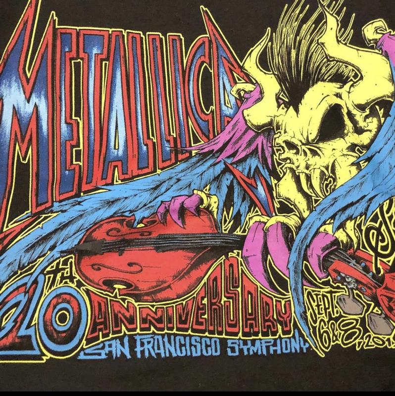 Metallica San Francisco Symphony Anniversary T Shirt