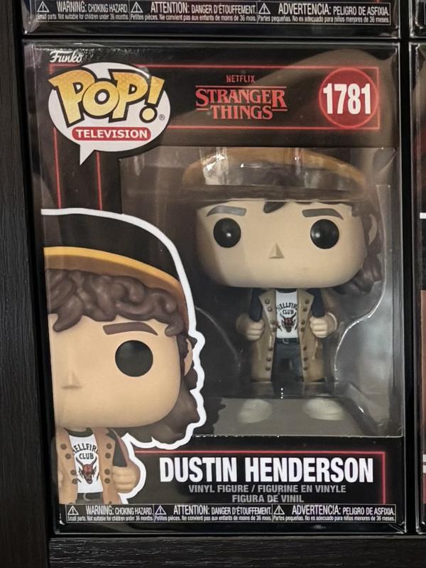Funko Pop! Dustin Henderson – Stranger Things Saison 5 – Figurine Vinyle 9,5 Cm – Collection Officielle