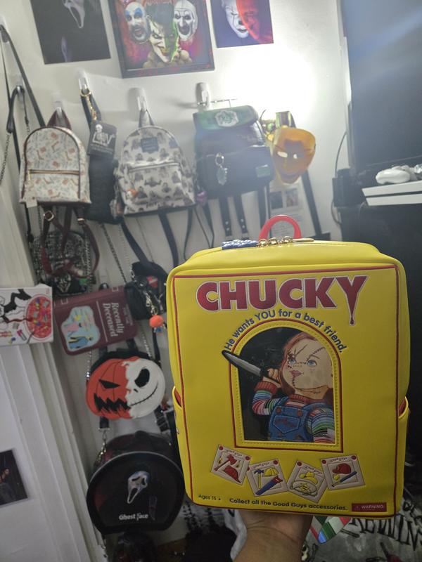 【LOUNGEFLY】Chucky Box チャッキー ミニ バックパック Loungefly Child's Play Chucky Jack-in-the-Box Figural Mini