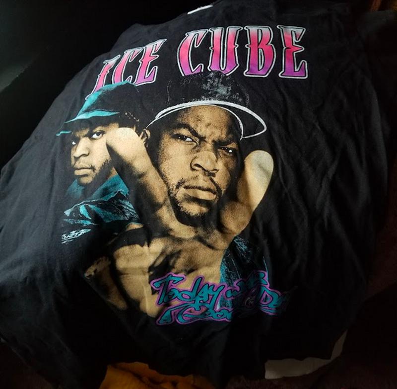 Mini Ice Cube It Was A Good Day Tee Shirt in White Size 7 by Fashion Nova