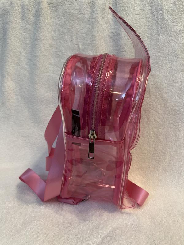 Sanrio bioworld my melody clear mini backpack My Melody Pink Transparent Figural Mini Backpack | Hot Topic main image 4