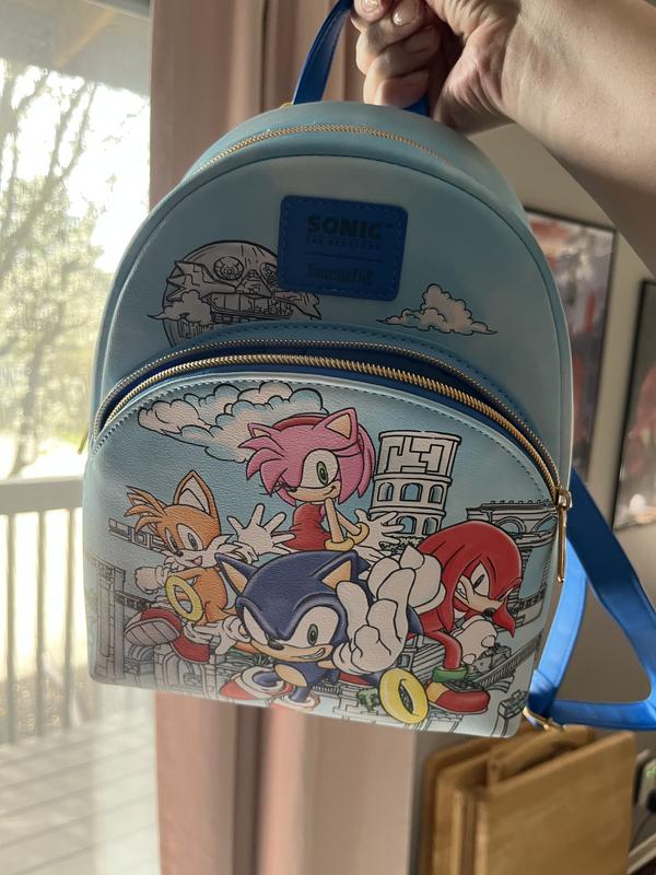 Brand New! Loungefly Sonic The Hedgehog Amy Rose & Sonic Mini Backpack ✨ Love whenever we get new Sonic merch! ? I main image 2
