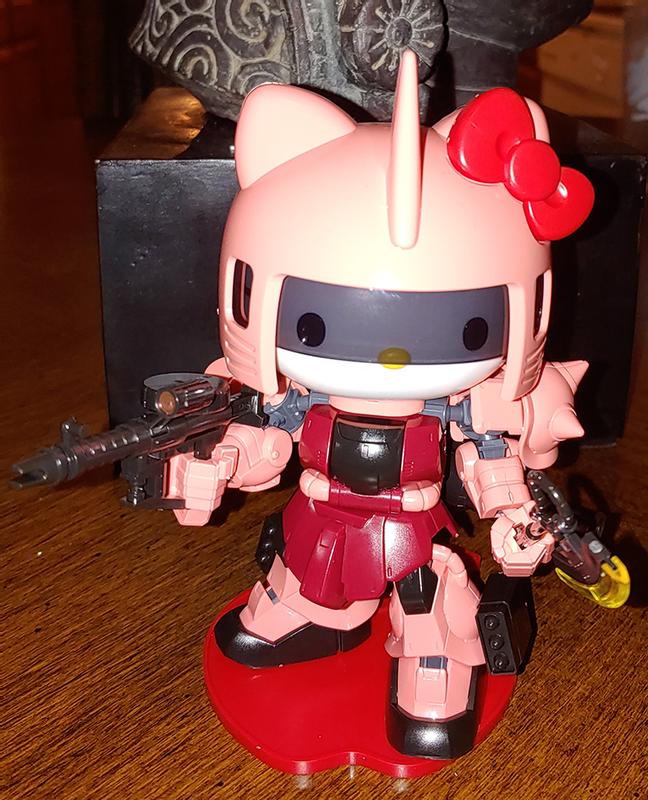 Bandai Hello Kitty X SD Gundam Cross Silhouette Char's Zaku II
