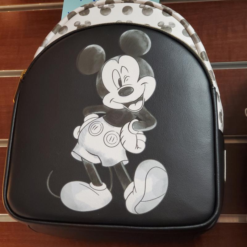 Loungefly Disney Mickey Mouse Black & White Icon Mini  display picture 1
