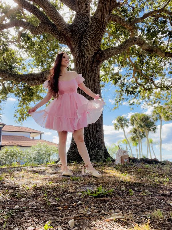 Sweet Society Pink Organza Tiered Dress | Hot Topic