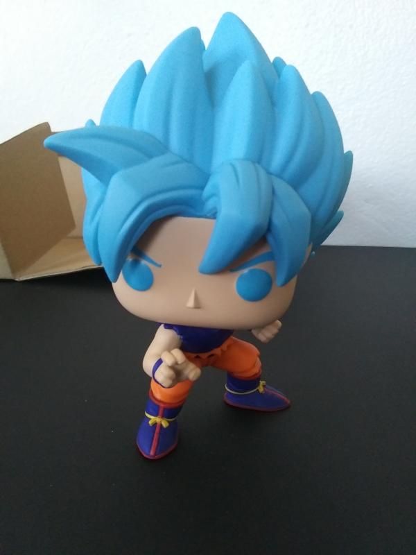  Funko Dragon Ball Super - Pop Vinyl Figure 668 SSGSSS Goku 9 cm  GA Excl : Toys & Games