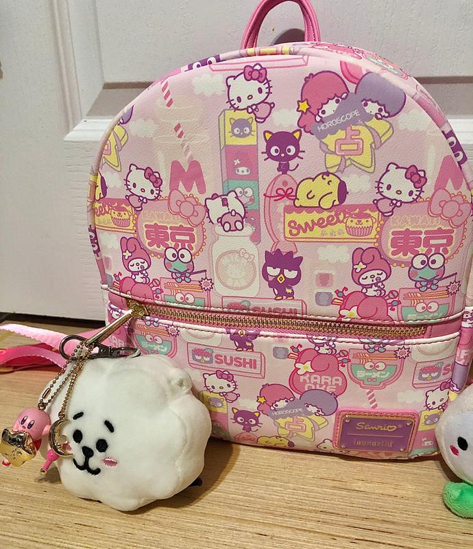 Loungefly Hello Kitty Pastel Mini Backpack | Hot Topic display picture 1