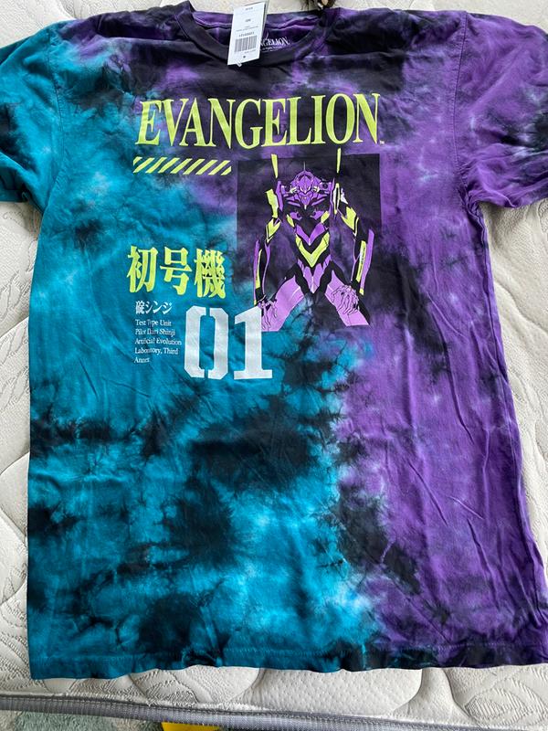 Neon Genesis Evangelion EVA Test Type Unit 01 Tie Dye Girls Crop T Shirt Hot Topic