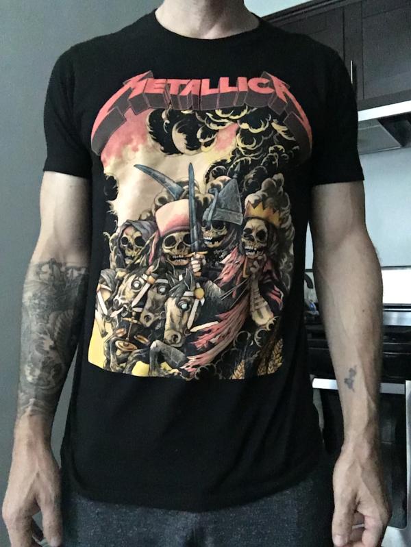 Metallica four outlet horsemen t shirt