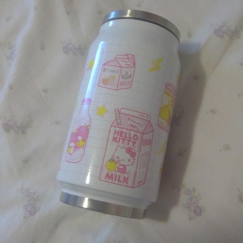 Hello Kitty 10 oz. Stainless Steel Soda Can