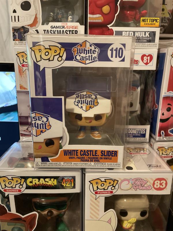 Pop White Castle Slider Vinyl Figur – Stylisierte Sammelfigur, Ca. 9,5 Cm (3,75 Zoll)