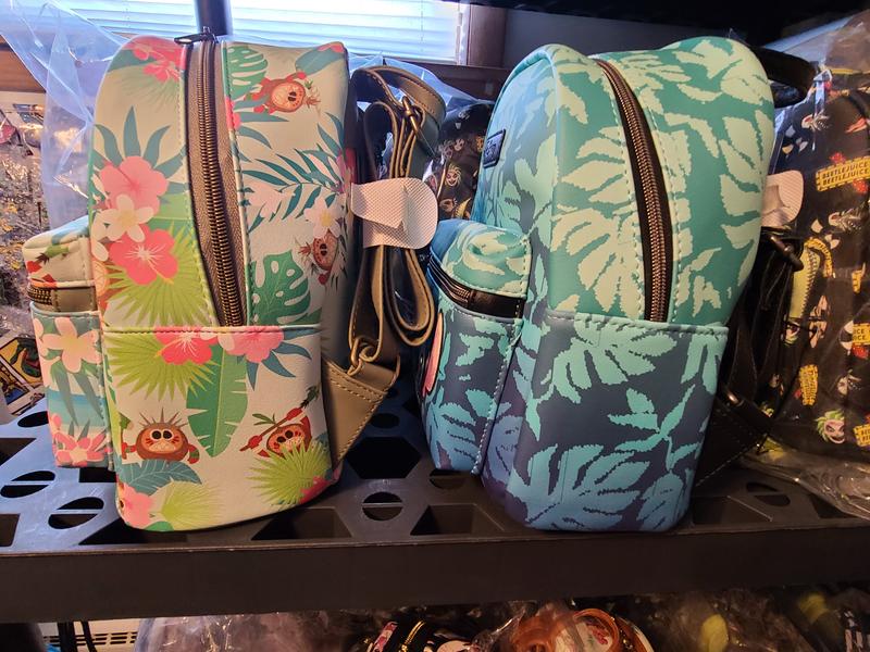  Mini mochila Disney Lilo & Stitch Blue Tropical Leaves, Azul,  Tropical : Ropa, Zapatos y Joyería