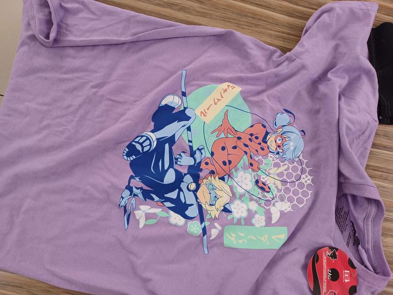 Miraculous: Tales Of Ladybug & Cat Noir Duo Boyfriend Fit Girls T-Shirt