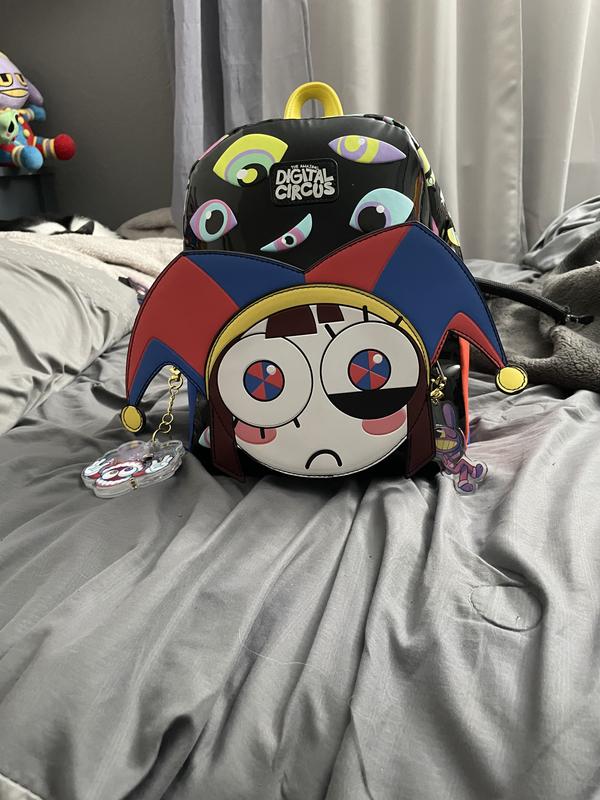 Brand New! The Amazing Digital Circus Pomni Eyes Mini Backpack The Amazing Digital Circus Pomni Plush Backpack | Hot Topic main image 2
