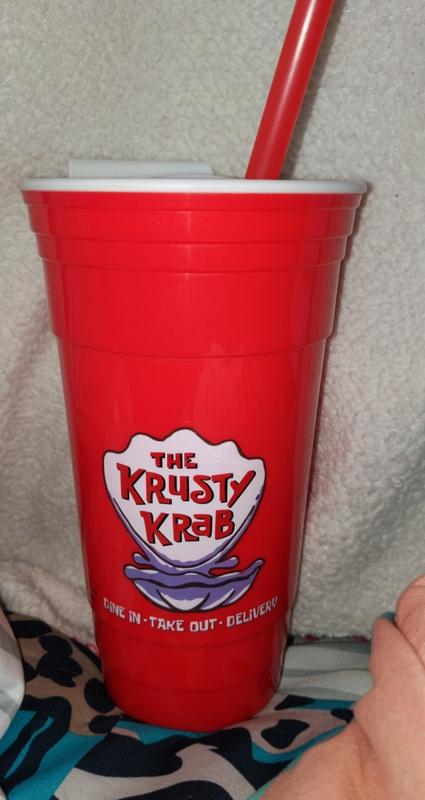 Official The Krusty Krab Insulated Tumbler with Straw