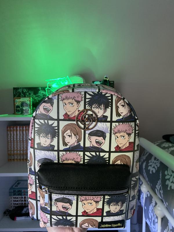 jujutsu kaisen grid mini backpack READY UP  SPRAYGROUND Officially licensed Jujutsu Kaisen Jujutsu Kaisen x Hello Kitty