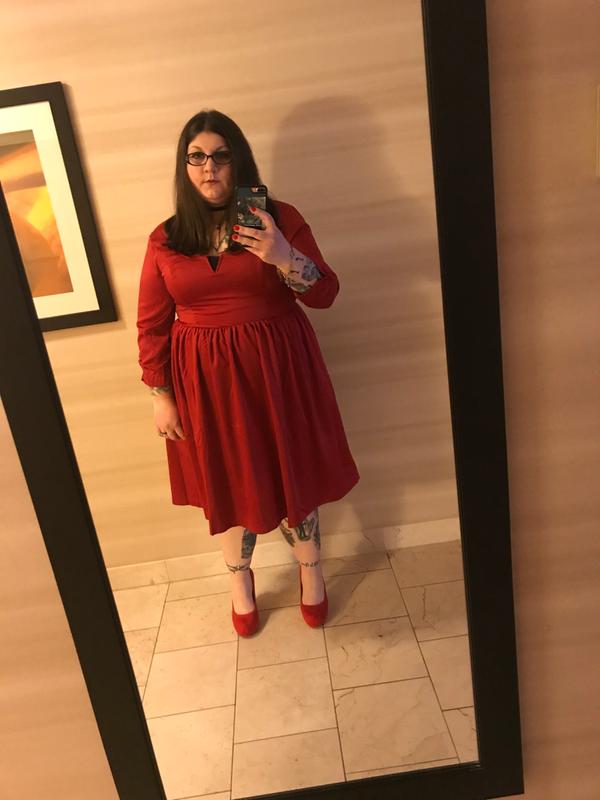 Outlander Red Party Dress Plus Size Hot Topic