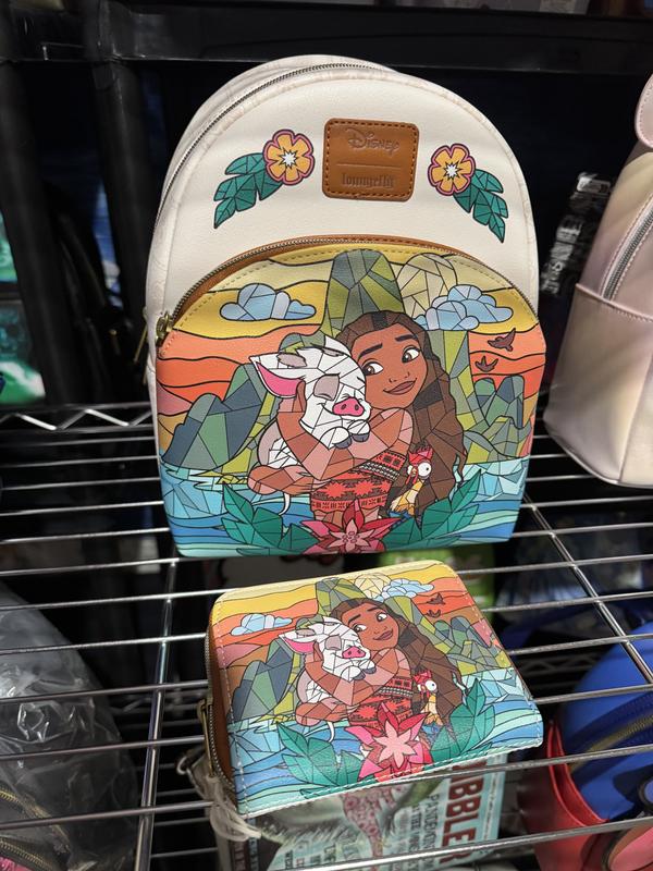 Loungefly Disney Moana & Friends Stained Glass Mini Backpack  display picture 3
